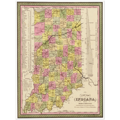 Historical city map  Test product horizontal 3 sizes
