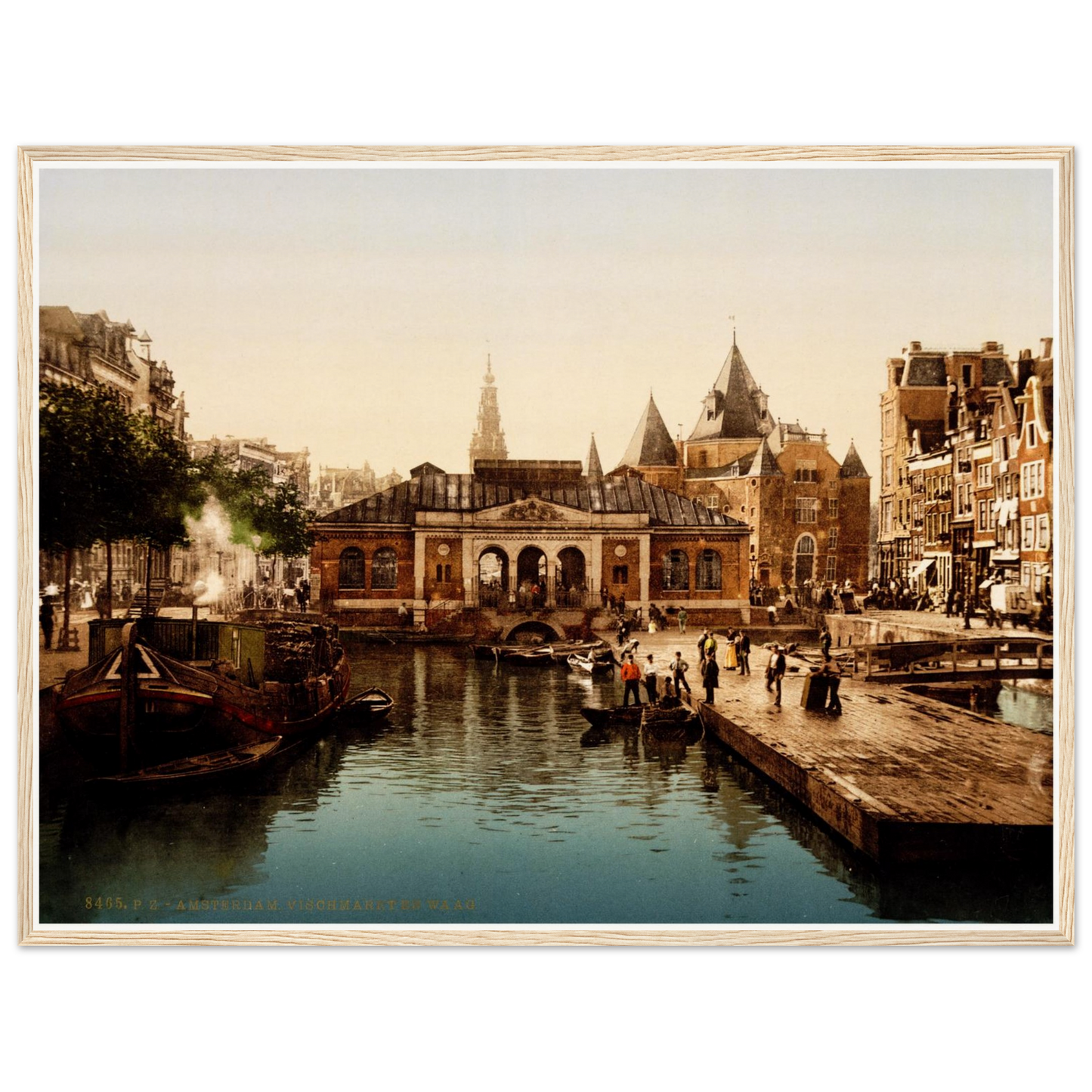 Amsterdam Fischmarkt um 1895