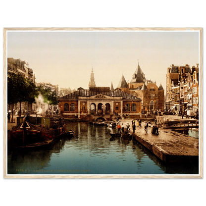 Amsterdam Fischmarkt um 1895