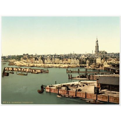 Hamburger Hafen um 1895