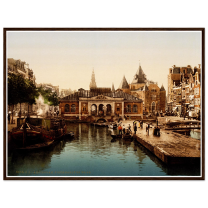 Amsterdam Fischmarkt um 1895