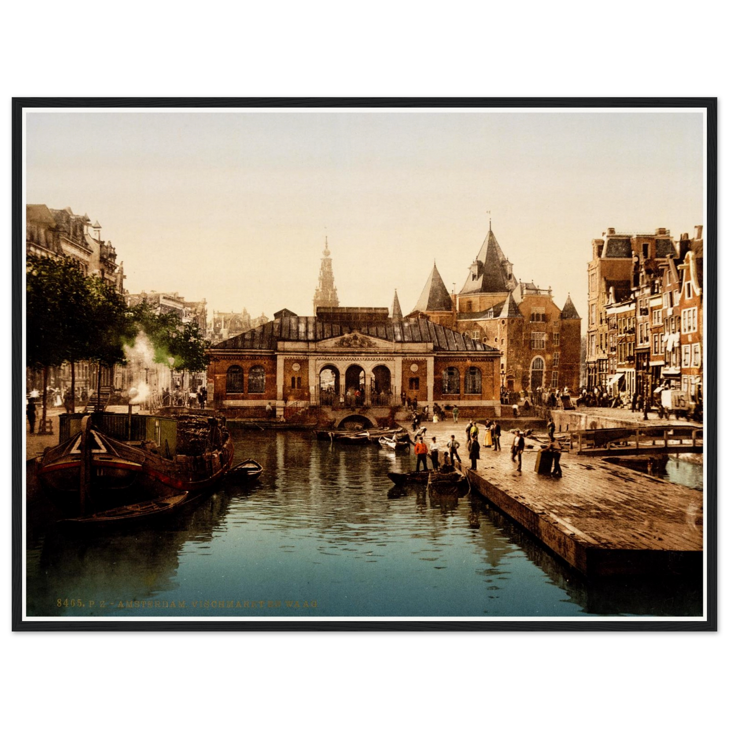 Amsterdam Fischmarkt um 1895