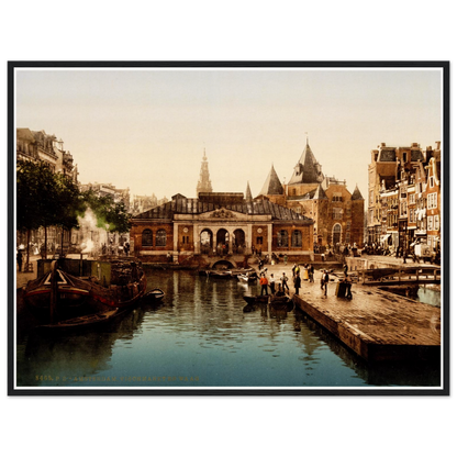 Amsterdam Fischmarkt um 1895