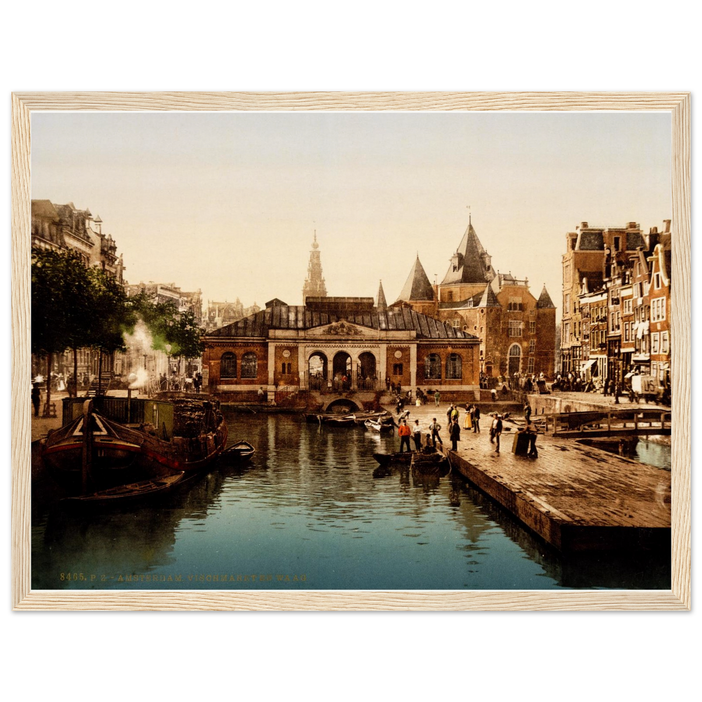 Amsterdam Fischmarkt um 1895