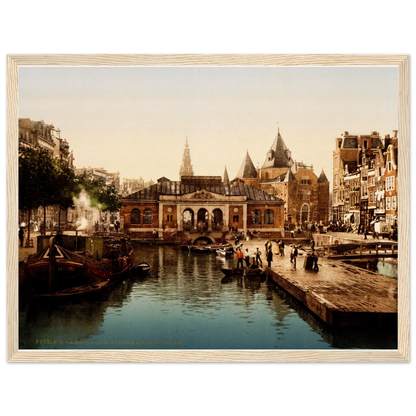 Amsterdam Fischmarkt um 1895