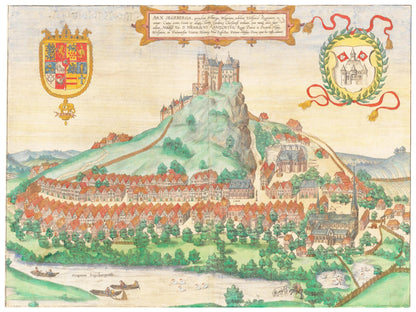 Historical city map  Test product horizontal 3 sizes