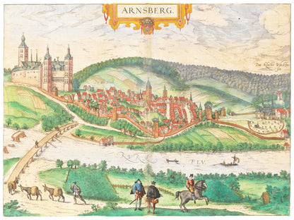 Historical city map  Test product horizontal 3 sizes