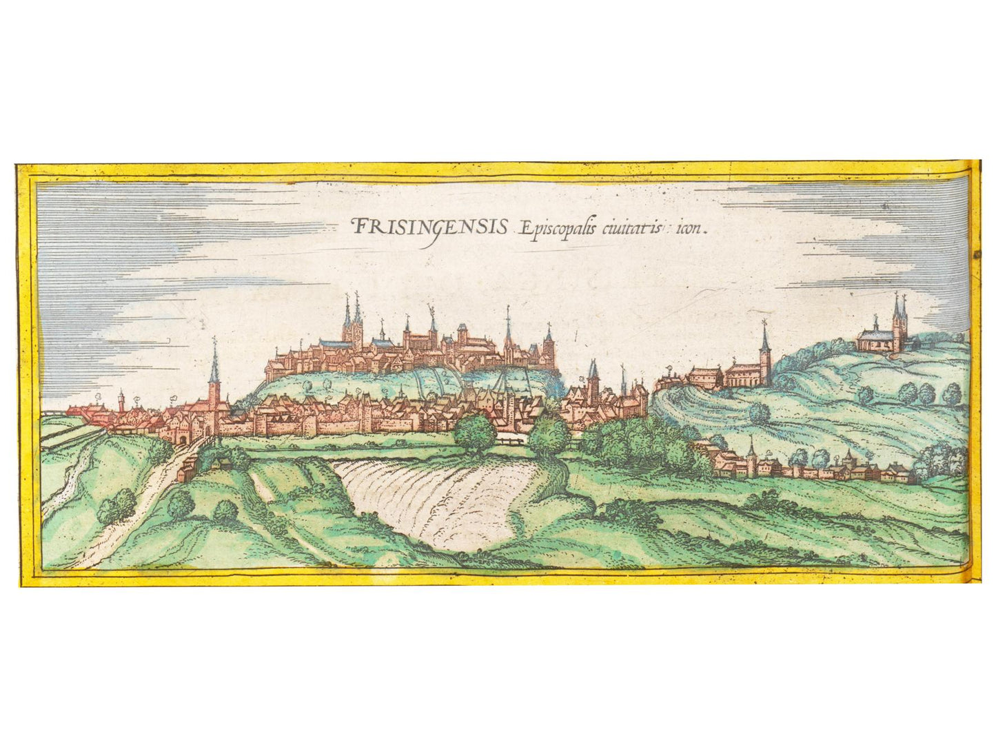 Historical city map  Test product horizontal 3 sizes