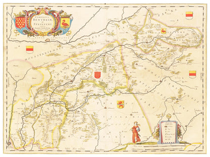 Historical city map  Test product horizontal 3 sizes