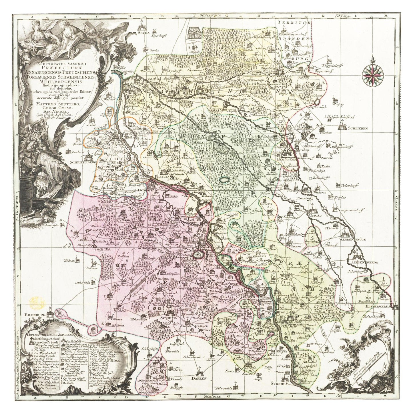 Historical city map  Test product horizontal 3 sizes