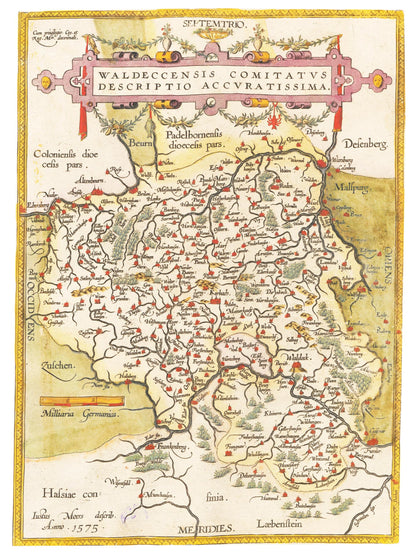 Historical city map  Test product horizontal 3 sizes