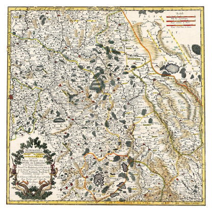 Historical city map  Test product horizontal 3 sizes