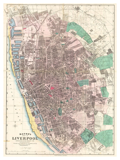 Historical city map  Test product horizontal 3 sizes