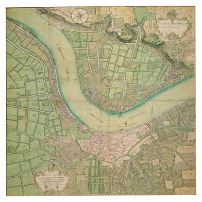 Historical city map  Test product horizontal 3 sizes