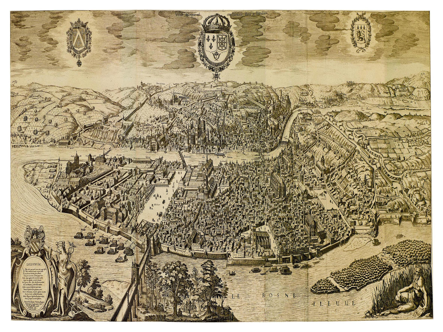 Historical city map  Test product horizontal 3 sizes