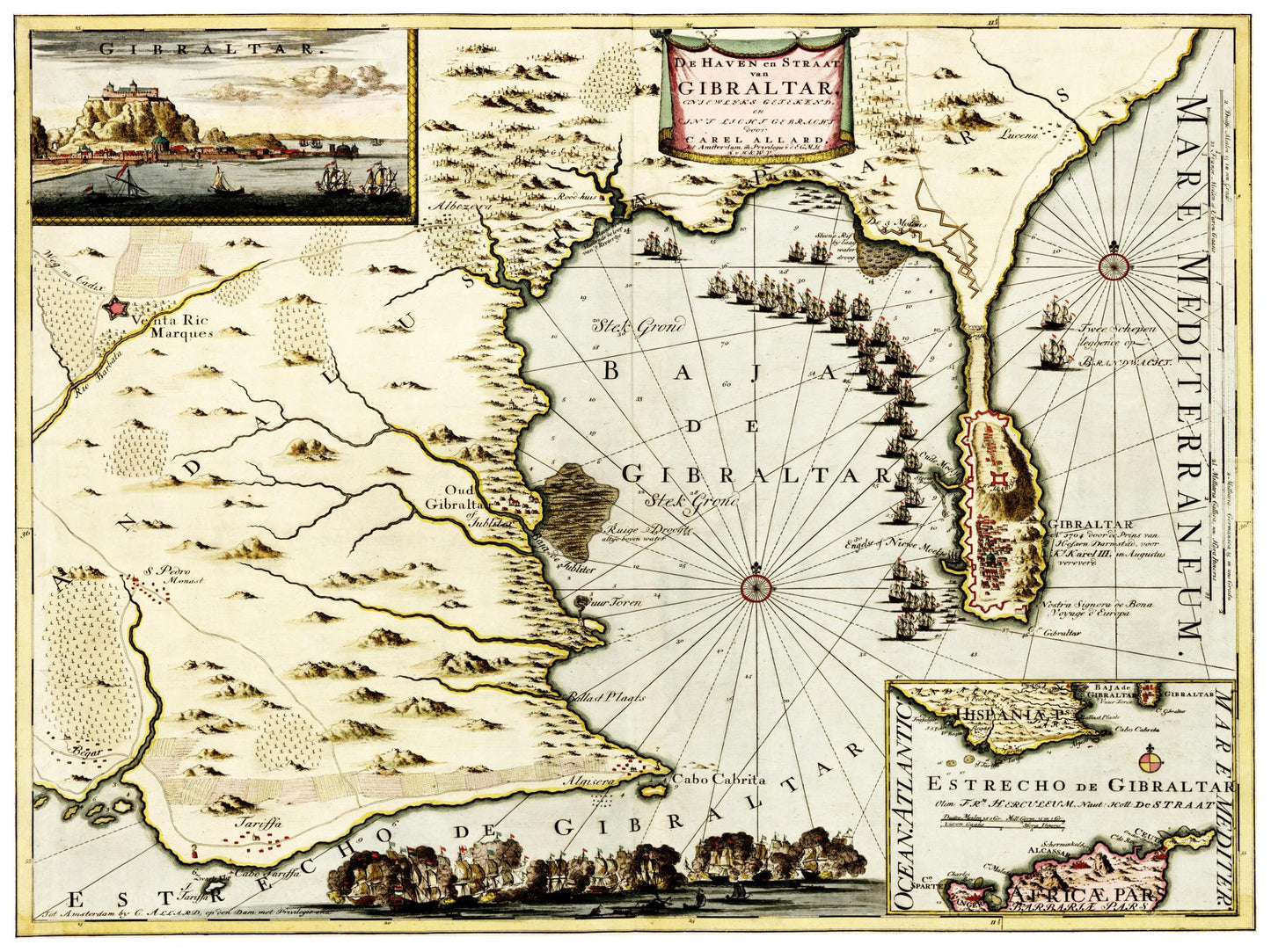 Historical city map  Test product horizontal 3 sizes