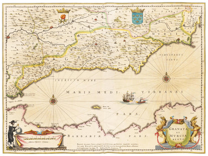 Historical city map  Test product horizontal 3 sizes