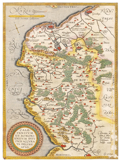 Historical city map  Test product horizontal 3 sizes