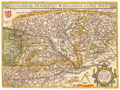 Historical city map  Test product horizontal 3 sizes