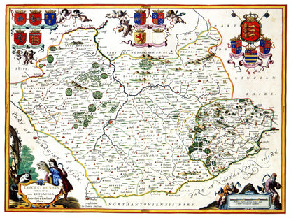 Leicestershire um 1646
