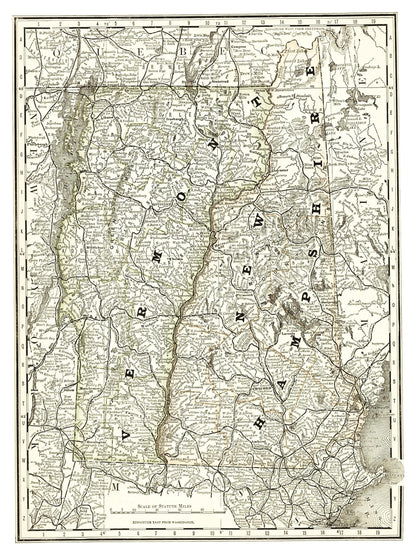 Historical city map  Test product horizontal 3 sizes