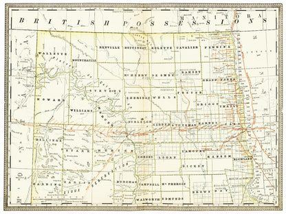 Historical city map  Test product horizontal 3 sizes