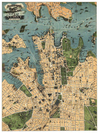 Historical city map  Test product horizontal 3 sizes