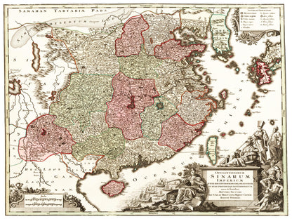 Historical city map  Test product horizontal 3 sizes