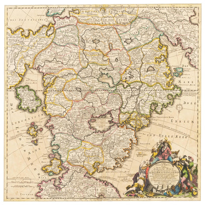 Historical city map  Test product horizontal 3 sizes