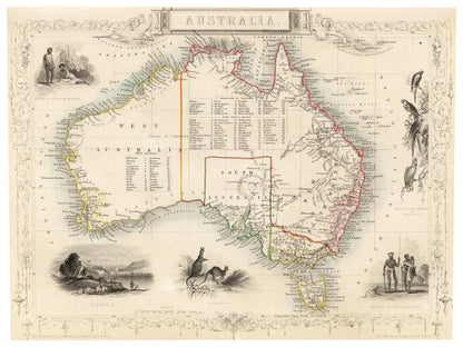 Australien um 1850