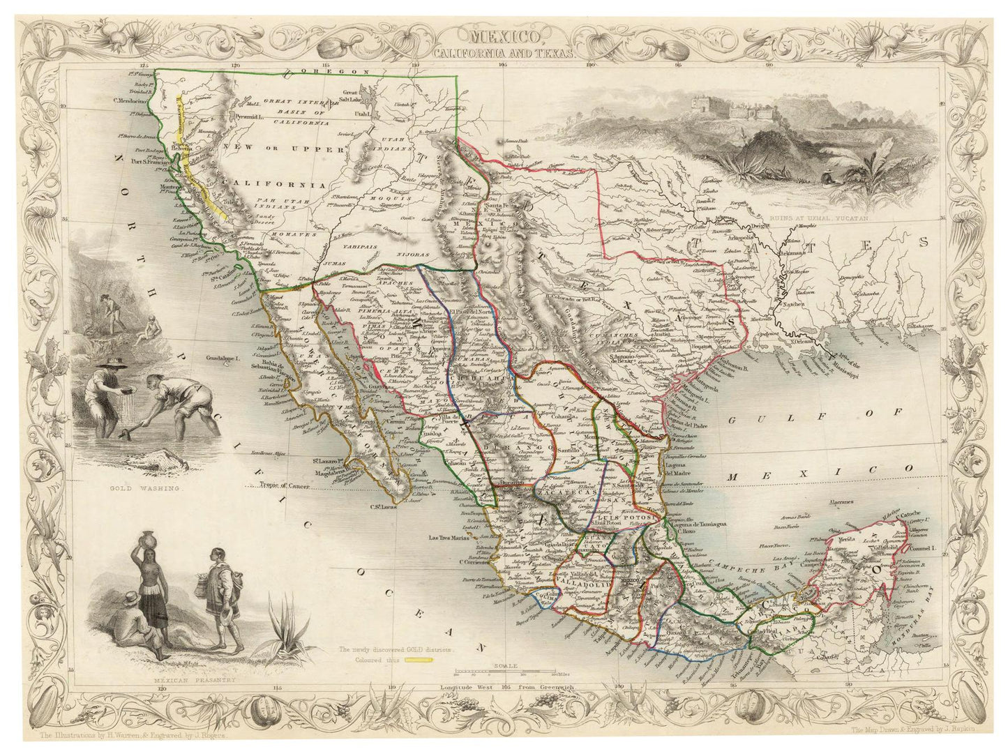 Mexiko um 1850