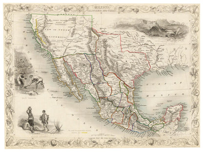 Mexiko um 1850