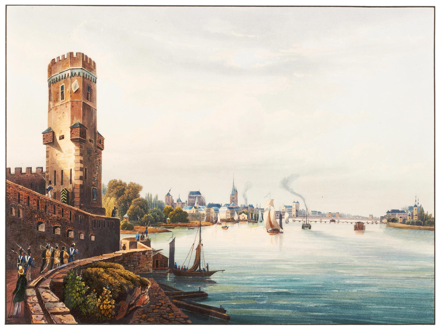 Historische Ansicht Köln um 1800