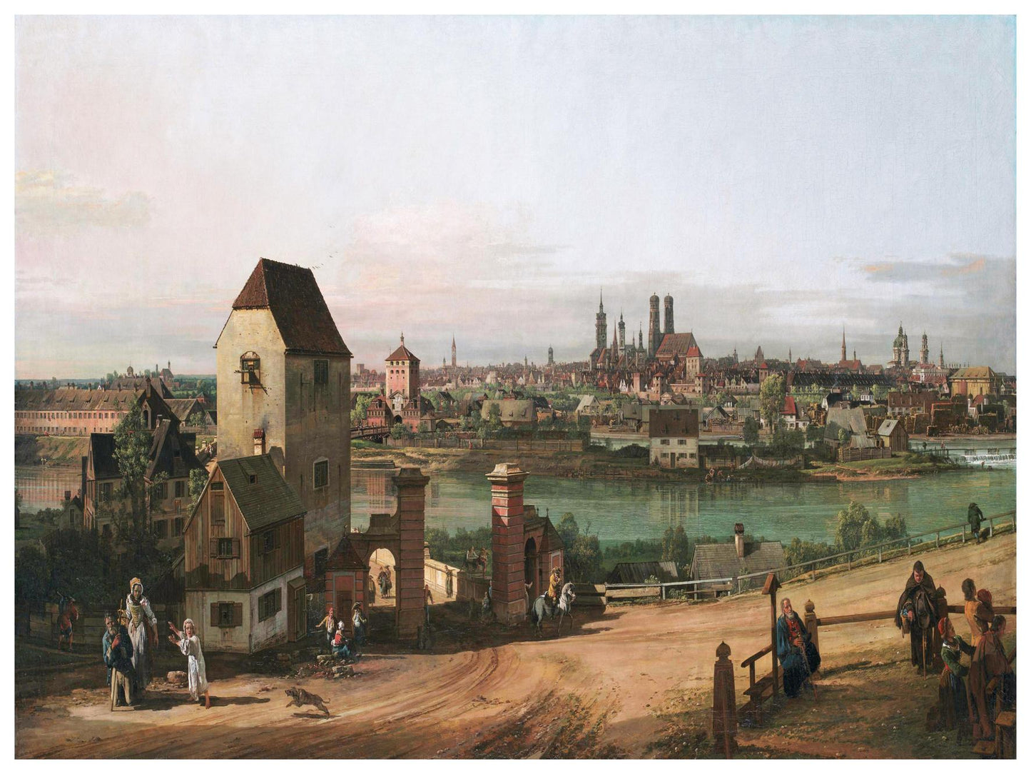 Historische Ansicht München um 1761