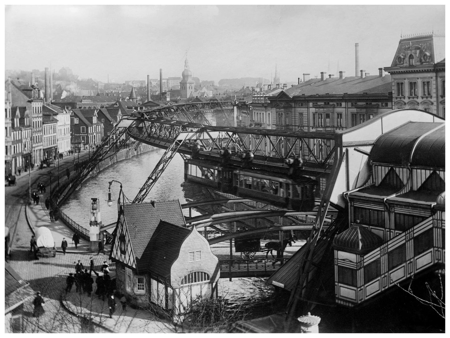 Historische Ansicht Wuppertaler um 1913