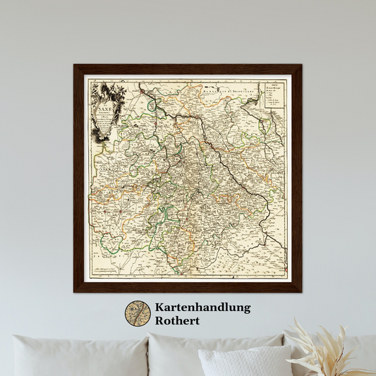 Historical city map  Test product horizontal 3 sizes