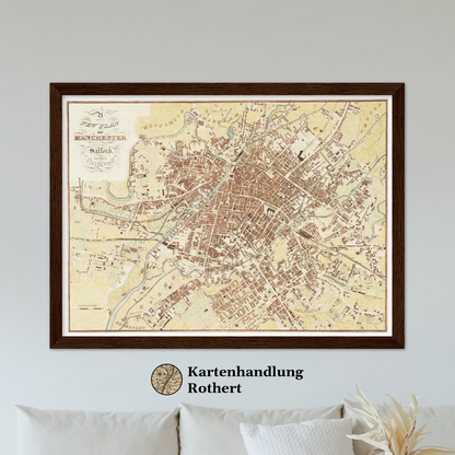 Historical city map  Test product horizontal 3 sizes