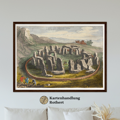 Historical city map  Test product horizontal 3 sizes