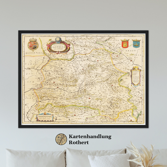Historical city map  Test product horizontal 3 sizes