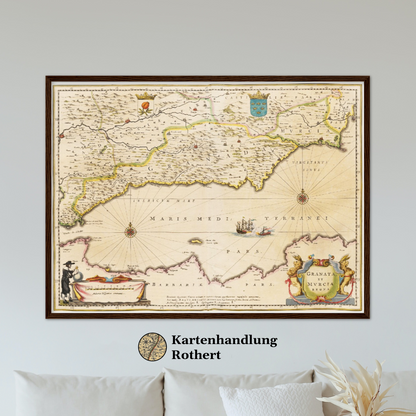 Historical city map  Test product horizontal 3 sizes