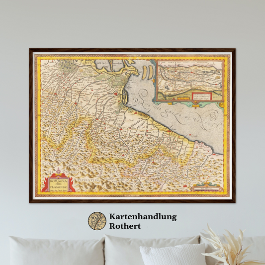 Historical city map  Test product horizontal 3 sizes