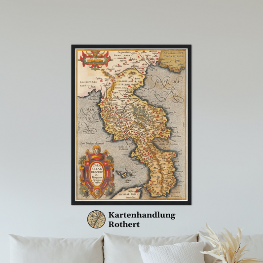 Historical city map  Test product horizontal 3 sizes