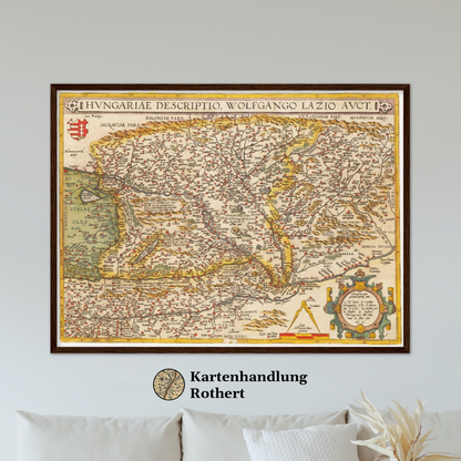 Historical city map  Test product horizontal 3 sizes