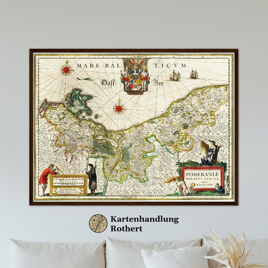 Historical city map  Test product horizontal 3 sizes