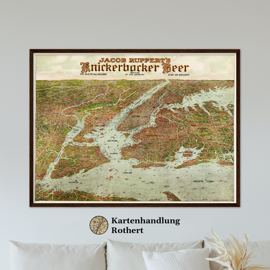 Historical city map  Test product horizontal 3 sizes