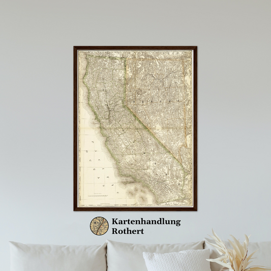 Historical city map  Test product horizontal 3 sizes