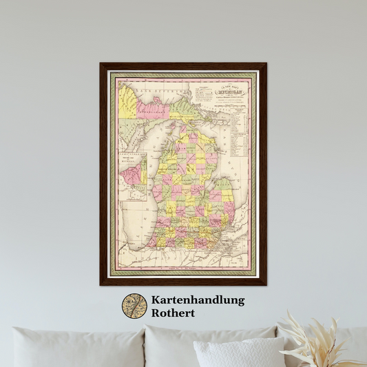 Historical city map  Test product horizontal 3 sizes