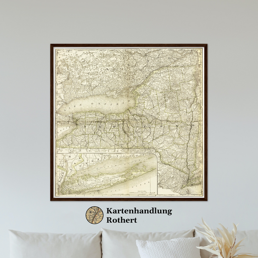 Historical city map  Test product horizontal 3 sizes