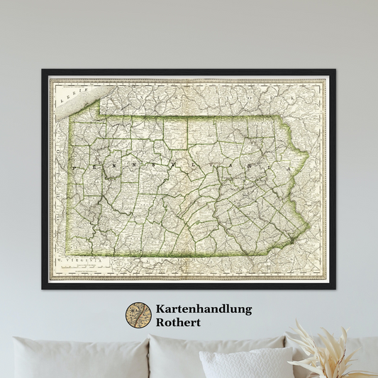 Historical city map  Test product horizontal 3 sizes