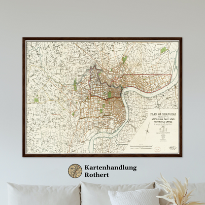 Historical city map  Test product horizontal 3 sizes